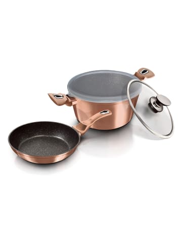 6tlg. Kochgeschirr-Set "Metallic Line" in Roségold