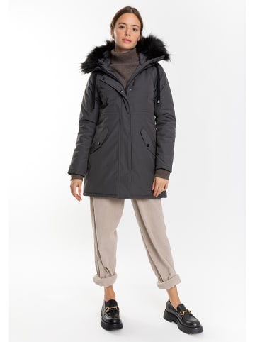 Parka "Liz" w kolorze antracytowym