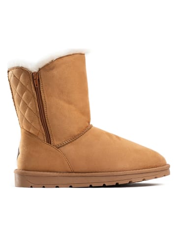 Winterboots "Zasha" in Hellbraun