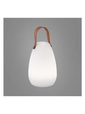 Lampa solarna LED w kolorze białym z funkcją zmiany kolorów - wys. 20 cm