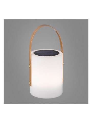 LED-Solarleuchte "Bari" mit Farbwechsel in Weiß - (H)34 cm