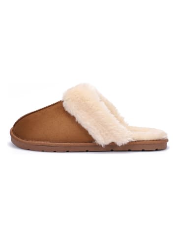Pantoffels lichtbruin