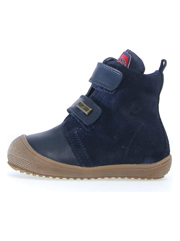 Leder-Boots "Kleus" in Dunkelblau