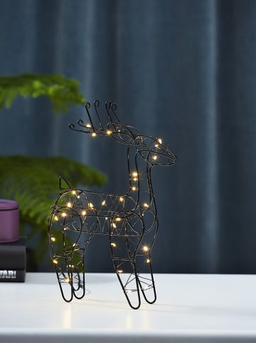 Dekoracja LED "Indy" w kolorze czarnym - 19,5 x 29,5 x 7 cm
