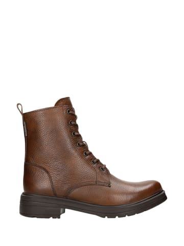 Leren veterschoenen bruin