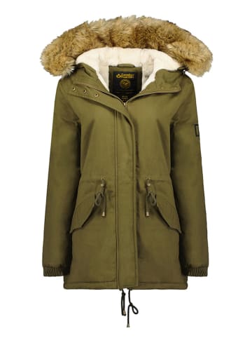 Parka "Ampuri" w kolorze khaki