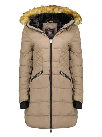 Wintermantel beige