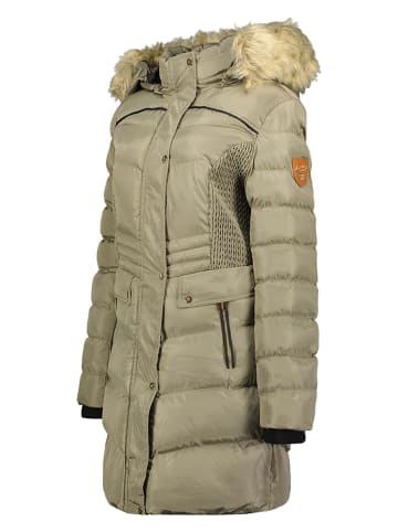 Wintermantel beige