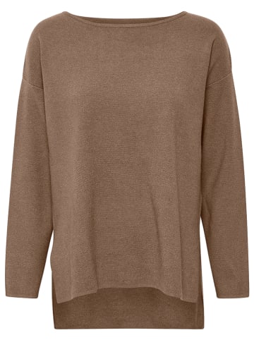 Sweter "Klarra" w kolorze brązowym