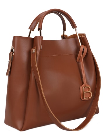 Handtas lichtbruin - (B)34 x (H)33 x (D)16 cm