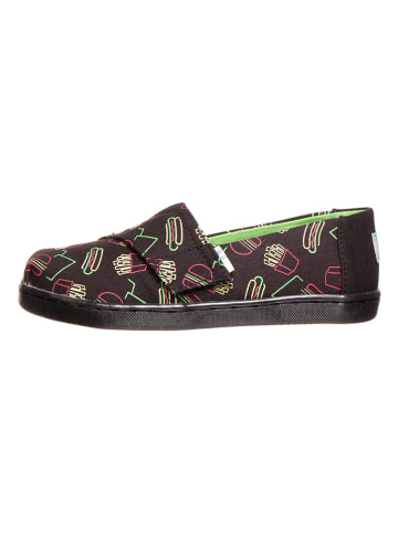 Slipper "Classic" in Schwarz/ Pink/ Grün