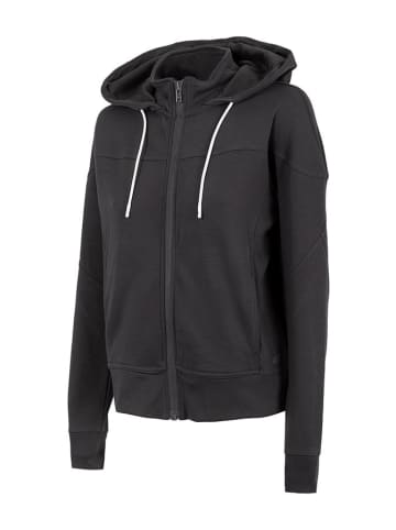 Sweatjacke in Dunkelgrau