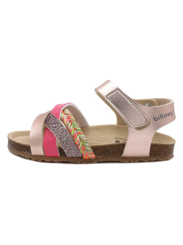 Sandalen in Rosa/ Bunt