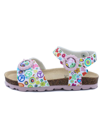 Sandalen in Bunt