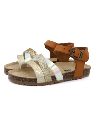Sandalen in Hellbraun