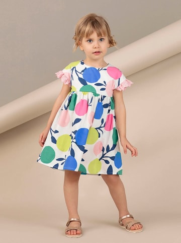 Jurk "Fruits" wit/meerkleurig