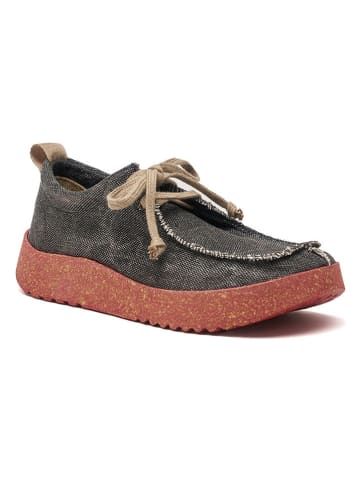 Schnürschuhe in Dunkelgrau
