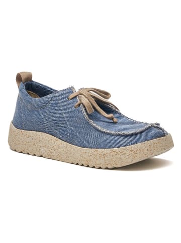 Schnürschuhe in Blau
