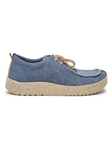 Schnürschuhe in Blau