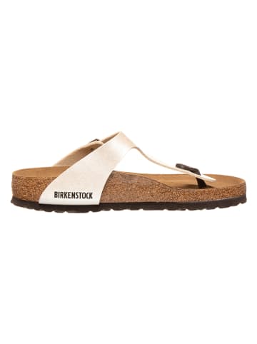 Zehentrenner "Gizeh" in Creme - Weite S