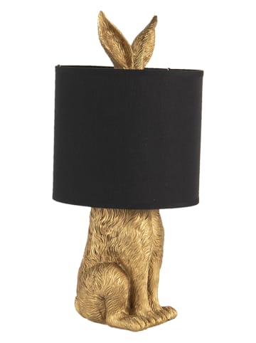 Tischleuchte in Schwarz/ Gold - (H)45 cm