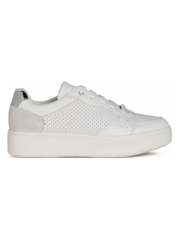 Skórzane sneakersy "Henbus" w kolorze białym