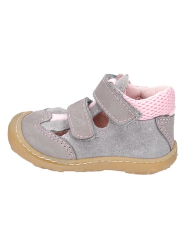 Leder-Halbsandalen "Ebi" in Grau