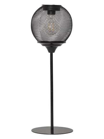 LED-Solar-Tischleuchte "Sunlight" in Schwarz - (H)45 cm