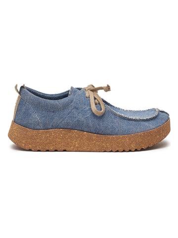 Schnürschuhe in Blau