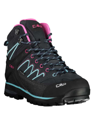 Leren trekkingboots "Moon" zwart
