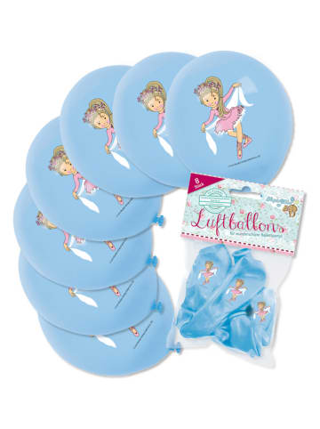 Luftballons "Ballerina" in Hellblau - 8 Stück