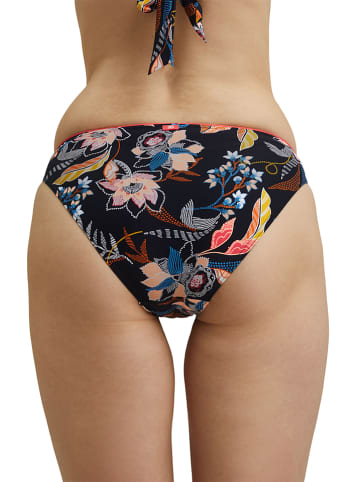 Bikini-Hose in Dunkelblau/ Bunt