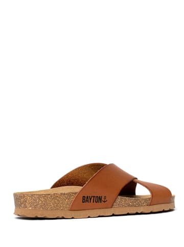 Slippers "Gomera" lichtbruin