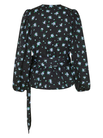 Blouse "Ness" zwart/meerkleurig