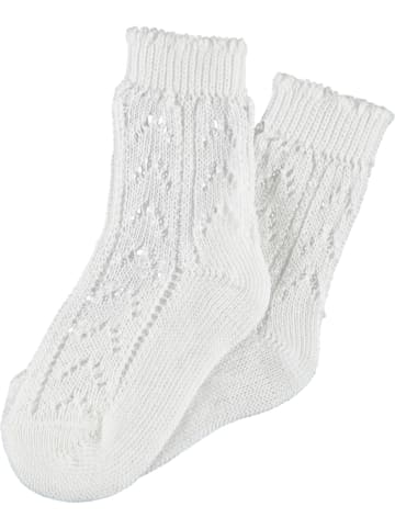 Trachtensocken in Weiß