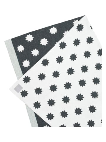 Kuscheldecke "Little Chums Stars" in Weiß - (L)100 x (B)75 cm