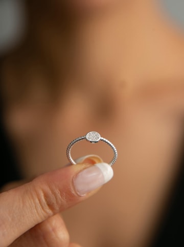 Silber-Ring mit Edelsteinen