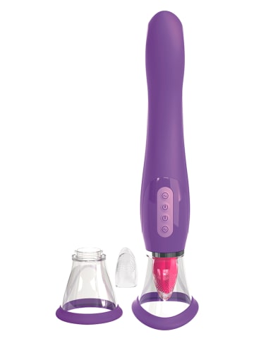 Vibrator "Her Ultimate Pleasure" in Lila - (L)25,4 cm
