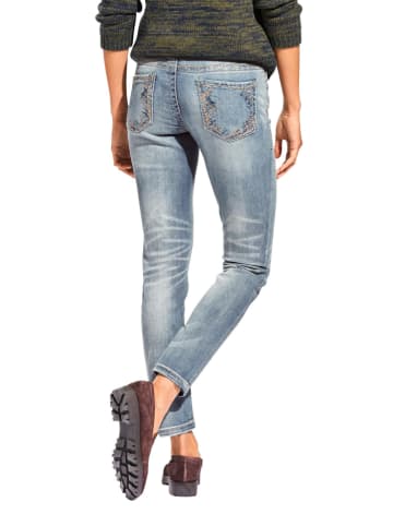 Dżinsy - Slim fit - w kolorze błękitnym