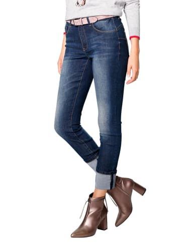 Dżinsy - Slim fit - w kolorze granatowym
