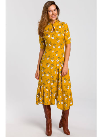 Kleid in Gelb/Bunt