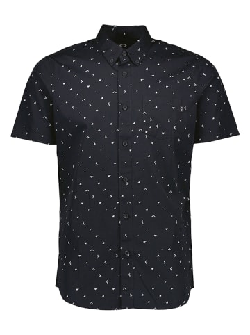 Koszula "Splash" - Slim fit - w kolorze czarnym