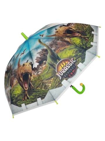 Regenschirm "Dino" in Grün/ Blau