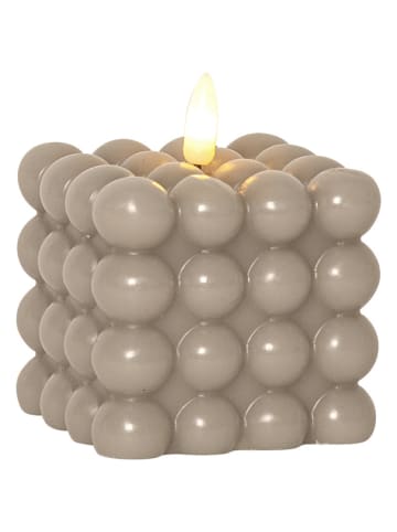 LED-Kerze "Flamme Dot" in Beige