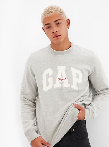 Sweatshirt in Hellgrau