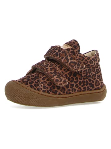 Leren sneakers "Coco" bruin
