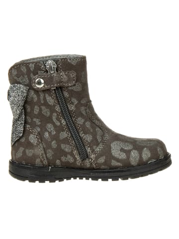 Leren boots grijs