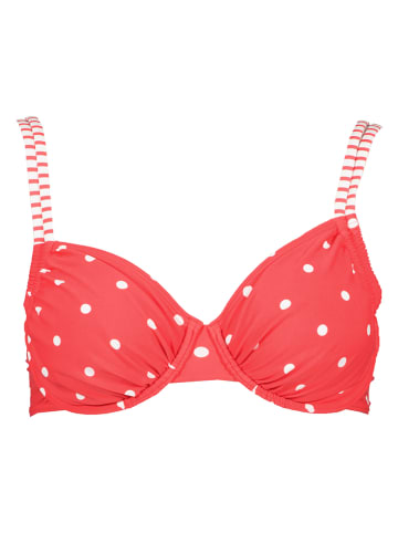 Bikinitop rood/wit