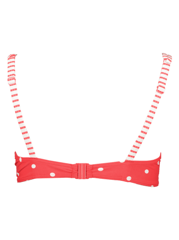 Bikinitop rood/wit