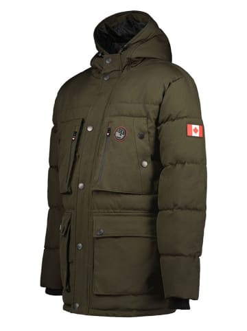 Parka w kolorze khaki